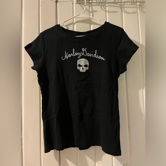 Harley-Davidson bling skull tank X-large GUC - Picture 1 of 6